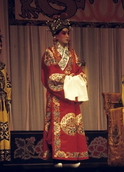 CHINA: OPERA, 1979. Actors performing in the Peking Opera. Photograph by Jean E