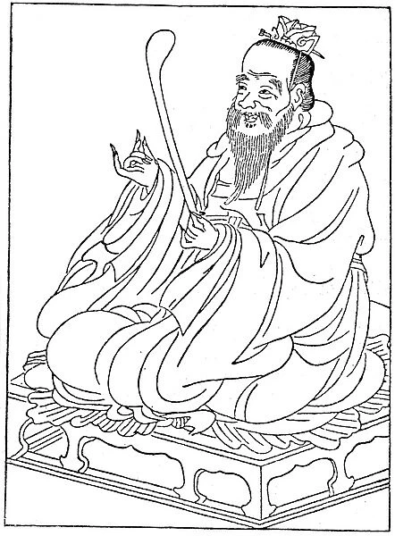 Chinese philosopher. Chinese drawing