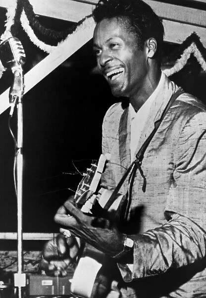 CHUCK BERRY (1926-2017). Charles Edward Anderson Berry. American musician. Photograph