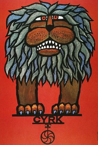 CIRCUS POSTER, 1967. Polish circus poster