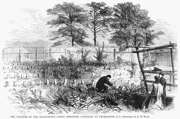 CIVIL WAR: CEMETERY, 1867. The martyrs of the race-course - Union prisoners cemetery