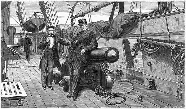 CIVIL WAR: CSS ALABAMA. Captain Raphael Semmes and Sailing-Master Irvine Bulloch