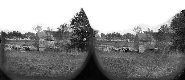 CIVIL WAR: ELLERSONs MILL. View of Ellersons Mill in Mechanicsville, Virginia