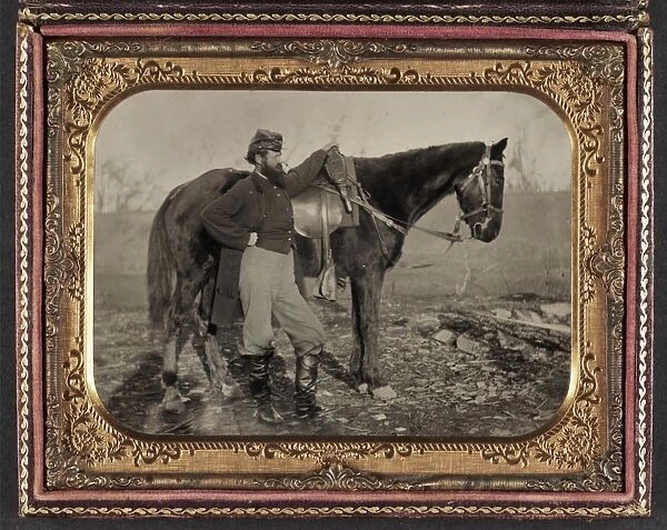 CIVIL WAR: SOLDIER, c1863. John E. Cummins of the 50th, 99th, and 185th Ohio Infantry regiments