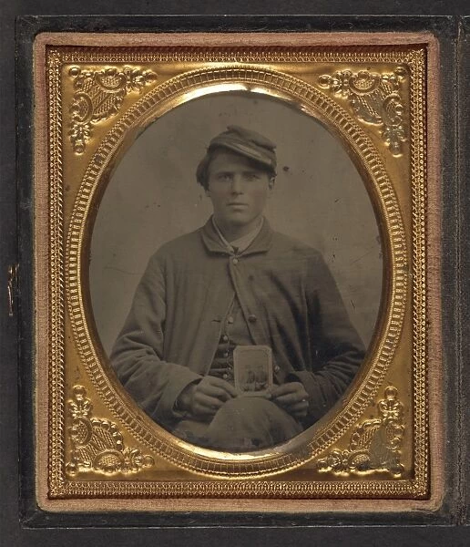 CIVIL WAR: SOLDIER, c1863. Portrait of Freeman Mason of Company K, 17th Vermont