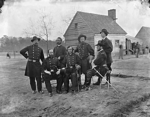 CIVIL WAR: SURGEONS, 1865. A group of Union Army surgeons from the Army of the