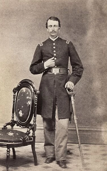 CIVIL WAR: UNION OFFICER. A Union Army officer identified as Lieutenant Charles Rolling