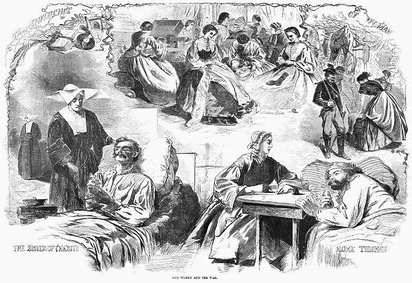 CIVIL WAR: WOMEN, 1862. Our Women and the War