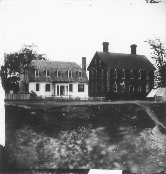 CIVIL WAR: YORKTOWN, c1862. Buildings in Yorktown, Virginia, during the Civil War