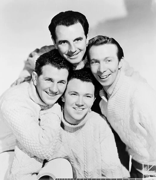THE CLANCY BROTHERS, 1965. Irish folk group The Clancy Brothers and Tommy Makem