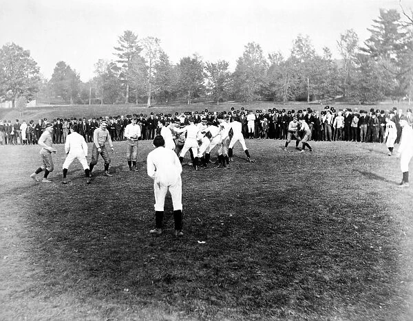 COLLEGE FOOTBALL, 1889. Cornell vs. Rochester, 1889