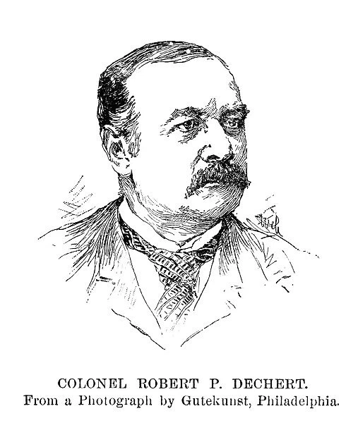 COLONEL ROBERT DECHERT. Colonel of the National Guard who responded to the Homestead