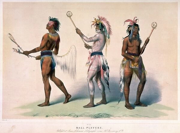 Color lithograph, 1845, by James Ackerman after George Catlin