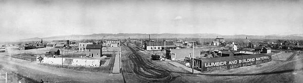 COLORADO, 1902. View of the town of Montrose, Colorado, the hub of the Uncompahgre Project