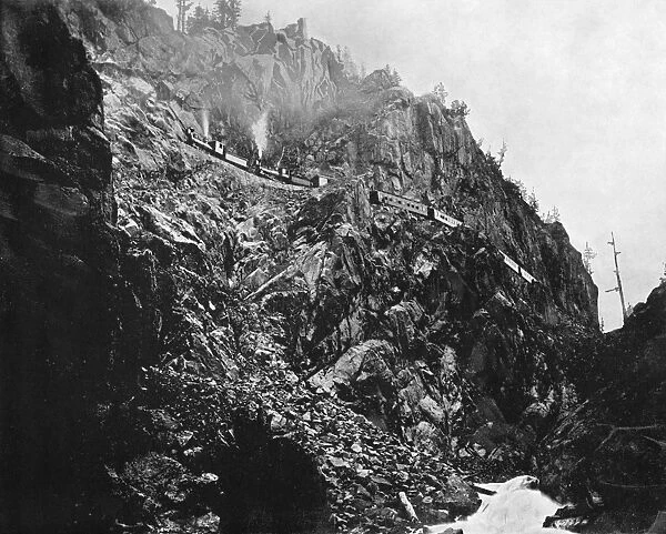 COLORADO, c1890. The Canyon of the Lost Souls in Colorado