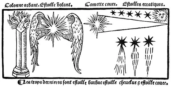 COMETS, 1496. Different forms of comets