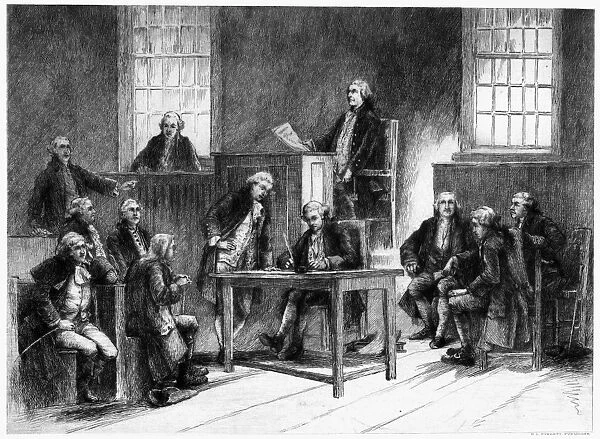 CONCORD MEETING HOUSE. A meeting at the time of the American Revolution in the