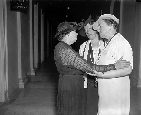 CONGRESSWOMEN, 1937. Left to right: Hattie Caraway, Senior Senator from Arkansas
