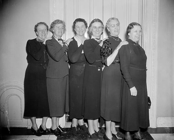 CONGRESSWOMEN, 1938. Women members of the 75th congress photographed after a luncheon