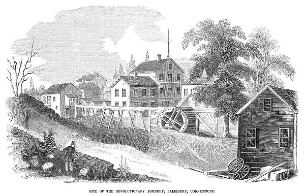 CONNECTICUT: SALISBURY. Site of the Revolutionary War foundry at Salisbury, Connecticut