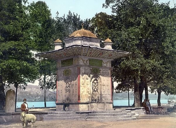 CONSTANTINOPLE: FOUNTAIN. The Kucuksu Fountain (Or Mihrisah Valide Sultan Fountain)