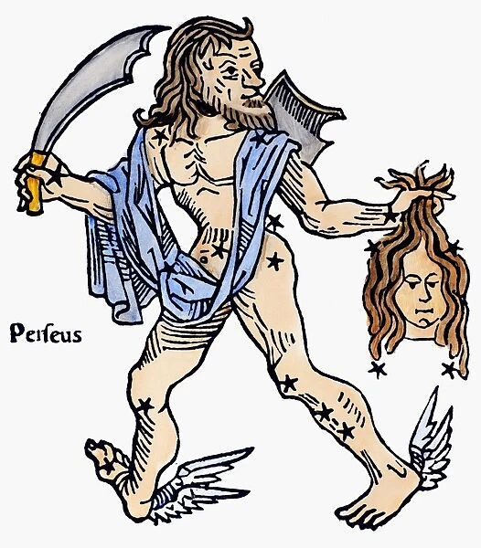CONSTELLATION: PERSEUS. Personification of Perseus