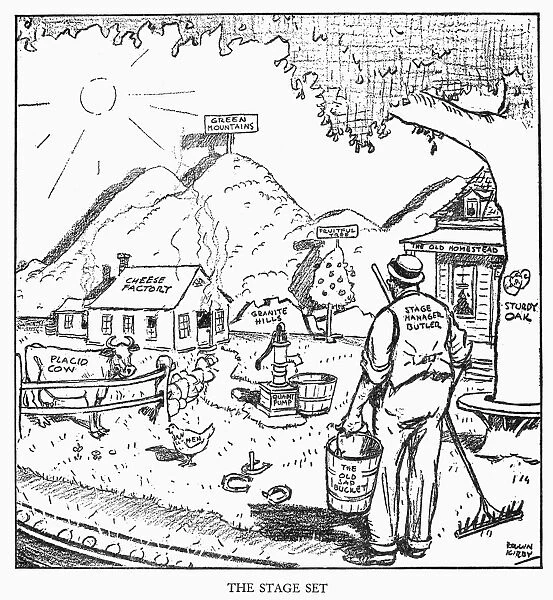 Coolidge Cartoon, 1924