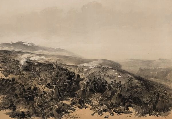CRIMEAN WAR: INKERMAN. In their second attack, the British Grenadier Guards, left