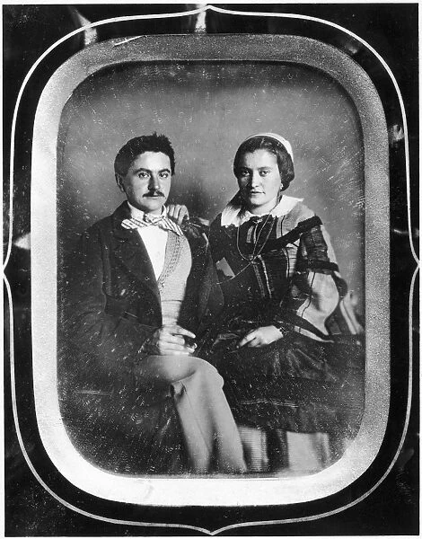Daguerreotype, French, 1855