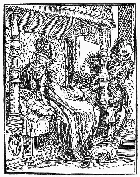 DANCE OF DEATH, 1538. Death and the Duchess