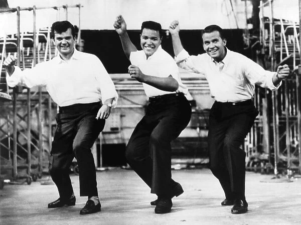DANCE: THE TWIST, c1962. Entertainers dancing The Twist. From left to right: Conway Twitty