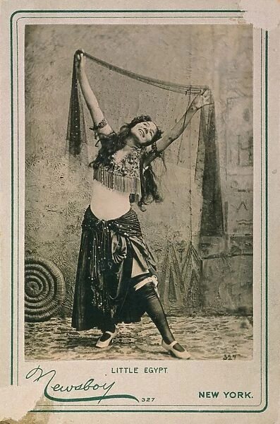 DANCER: LITTLE EGYPT, 1893. The dancer Little Egypt, stellar attraction at the