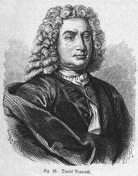 DANIEL BERNOULLI (1700-1782). Swiss mathematician. Line engraving, 19th century