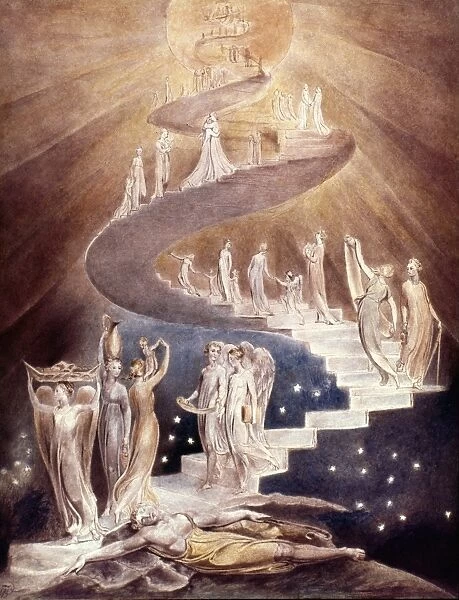 DANTE: DIVINE COMEDY. Eighth Circle of Hell, from Inferno (18th canto), by William Blake