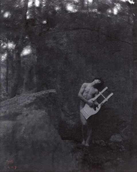 DAY: ORPHEUS, 1907. Orpheus. Photograph by F. Holland Day, 1907