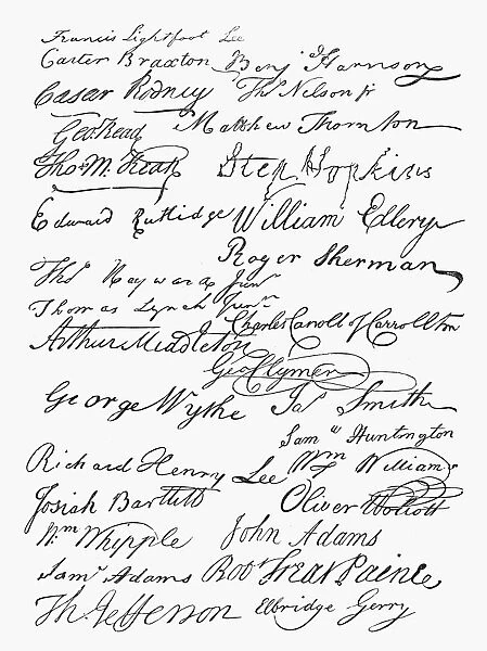 Declaration: Signatures