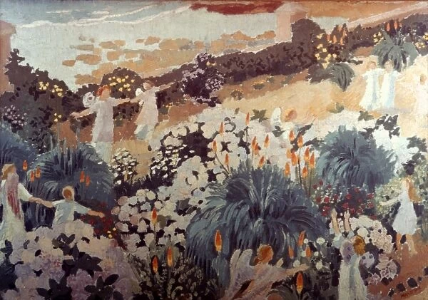 DENIS: PARADISE, 1912. Maurice Denis: Paradise. Wood, 1912