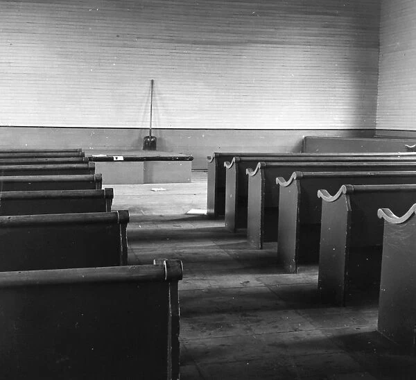 DESERTED CHURCH, 1941. Deserted church at Sterlingville, New York, near Watertown