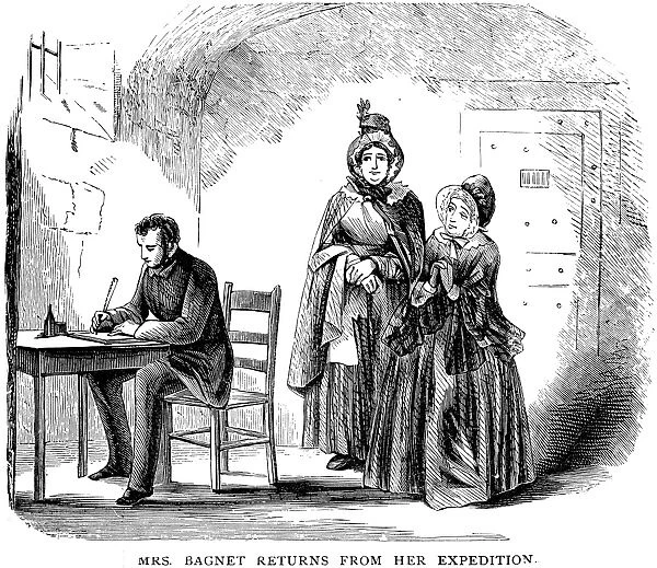 DICKENS: BLEAK HOUSE. Mrs. Bagnet returns from her expedition