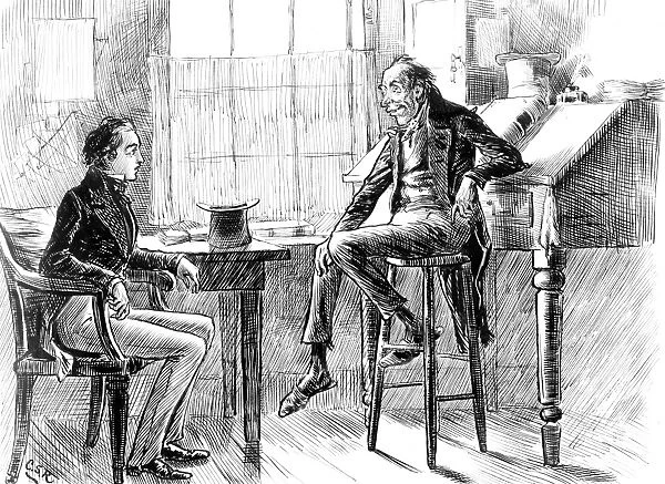 DICKENS: NICHOLAS NICKLEBY. Smiling horribly all the time, and looking steadfastly at nothing