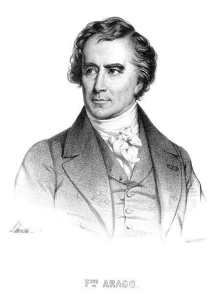 DOMINIQUE F. J. ARAGO (1786-1853). French scientist. Lithograph, French, 19th century