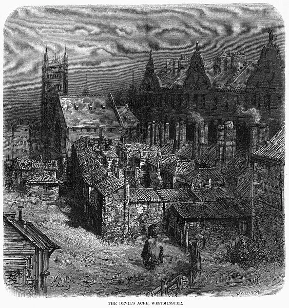 DORE: LONDON: 1872. The Devils Acre, Westminster