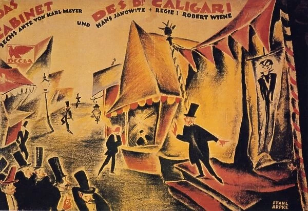 DR CALIGARI POSTER, 1919. German poster for the 1919 film, The Cabinet of Dr Caligari