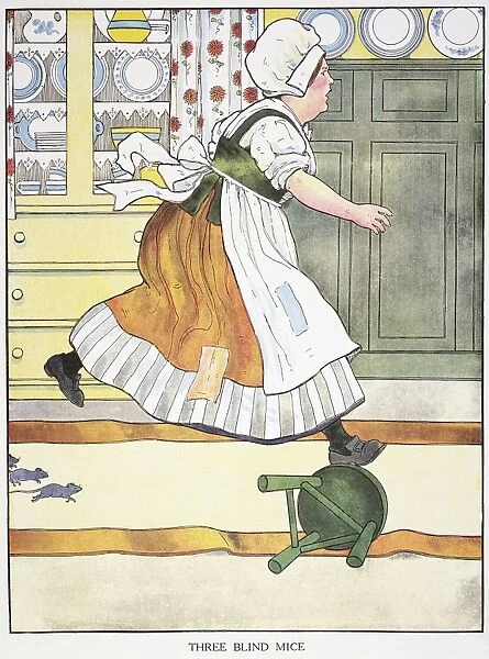Drawing by Blanche Fisher Wright, 1916, for an edition of Mother Goose