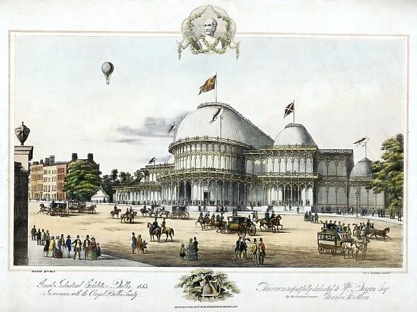 DUBLIN: WORLDs FAIR, 1853. The Great Industrial Exhibition in Dublin, Ireland