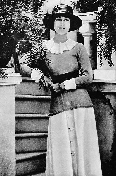 DUCHESS of WINDSOR (1896-1986). Bessie Wallis Simpson in 1919, while married to