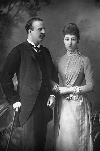 DUKE AND DUCHESS OF FIFE. Alexander Duff and Princess Louise, the Duke and Duchess of Fife