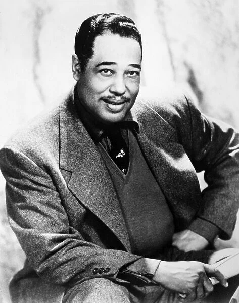 DUKE ELLINGTON (1899-1974). American musician and composer. Photographed in 1955