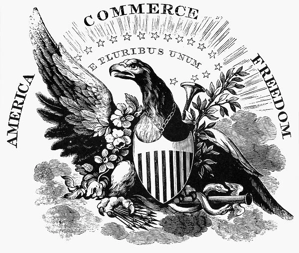EAGLE, 19th CENTURY. American typefounders cut, 19th century