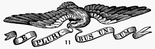 EAGLE, 19th CENTURY. American typefounders cut, 19th century